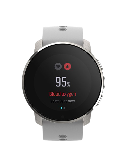 SUUNTO 9 PEAK BIRCH WHITE TITANIUM sportinis laikrodis
